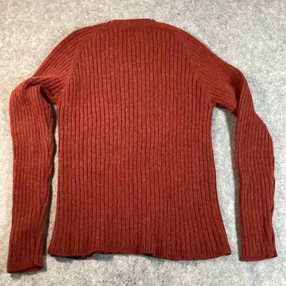 Vintage Abercrombie & Fitch Sweater Mens XL Red Ribbed Muscle Wool Blend - Picture 5 of 14